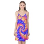 Colorful Psychedelic Spiral Fractal Camis Nightgown 