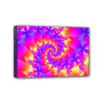 Colorful Psychedelic Spiral Fractal Mini Canvas 6  x 4  (Stretched)