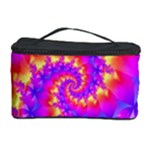 Colorful Psychedelic Spiral Fractal Cosmetic Storage Case