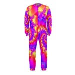 Colorful Psychedelic Spiral Fractal OnePiece Jumpsuit (Kids)