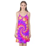 Colorful Psychedelic Spiral Fractal Camis Nightgown 