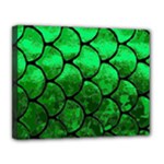 Fish Scales Canvas 14  x 11  (Stretched)