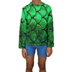 Fish Scales Kid s Long Sleeve Swimwear