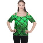 Fish Scales Women s Cutout Shoulder Tee