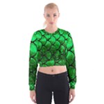 Fish Scales Women s Cropped Sweatshirt