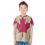 grunge canadian flag  Kid s Cotton Tee