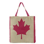 grunge canadian flag  Grocery Tote Bag