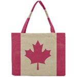 grunge canadian flag  Mini Tote Bag