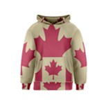 grunge canadian flag  Kids  Pullover Hoodie