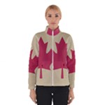 grunge canadian flag  Winter Jacket