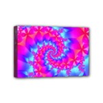 Colorful Pink and Blue Spiral Fractal Mini Canvas 6  x 4  (Stretched)