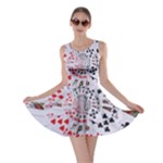 Poker Royal Flush All Suits Droste Spiral Skater Dress