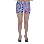 Poker Royal Flush All Suits Droste Spiral Skinny Shorts