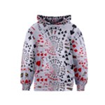 Poker Royal Flush All Suits Droste Spiral Kids  Pullover Hoodie