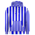 Vertical Stripes - White and Blue Men s Pullover Hoodie