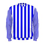 Vertical Stripes - White and Blue Men s Sweatshirt