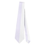 Vertical Stripes - White and Pastel Violet Necktie (Two Side)