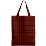 Milk Chocolate Block  Zipper Classic Tote Bag