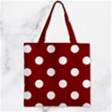 Zipper Grocery Tote Bag 