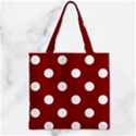 Zipper Grocery Tote Bag 