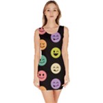 pastel smiley faces Bodycon Dress