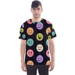 pastel smiley faces Men s Sport Mesh Tee