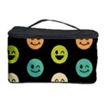 pastel smiley faces Cosmetic Storage Case