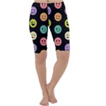 pastel smiley faces Cropped Leggings 