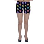 pastel smiley faces Skinny Shorts