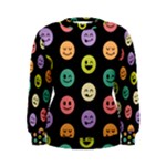 pastel smiley faces Women s Sweatshirt