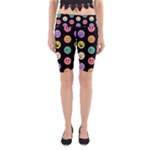 pastel smiley faces Yoga Cropped Leggings