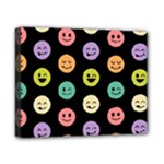 pastel smiley faces Canvas 10  x 8  (Stretched)