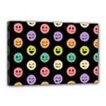 pastel smiley faces Canvas 18  x 12  (Stretched)