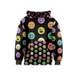 pastel smiley faces Kids  Pullover Hoodie