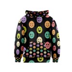 pastel smiley faces Kids  Zipper Hoodie