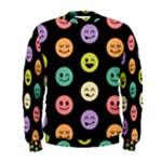 pastel smiley faces Men s Sweatshirt