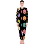 pastel smiley faces OnePiece Jumpsuit (Ladies)