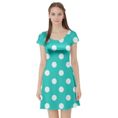 Short Sleeve Skater Dress Front