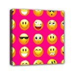 Emoji Pink Mini Canvas 6  x 6  (Stretched)