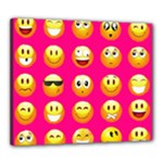 Emoji Pink Canvas 24  x 20  (Stretched)