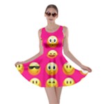 Emoji Pink Skater Dress