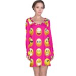 Emoji Pink Long Sleeve Nightdress