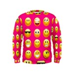 Emoji Pink Kids  Sweatshirt