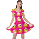 Emoji Pink Cap Sleeve Dress