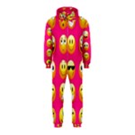 Emoji Pink Hooded Jumpsuit (Kids)