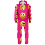 Emoji Pink Hooded Jumpsuit (Men)