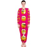 Emoji Pink OnePiece Jumpsuit (Ladies)