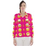 Emoji Pink Wind Breaker (Women)