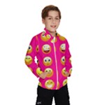 Emoji Pink Wind Breaker (Kids)