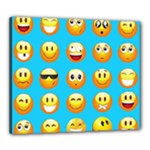 Emoji Blue Canvas 24  x 20  (Stretched)